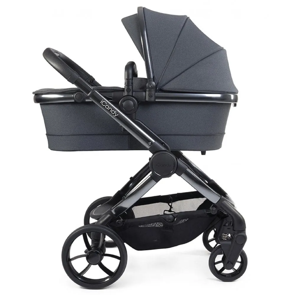 iCandy Peach 7, Pebble 360 PRO Complete Travel System Bundle - Dark Grey