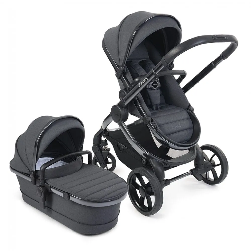 iCandy Peach 7, Pebble 360 PRO Complete Travel System Bundle - Dark Grey