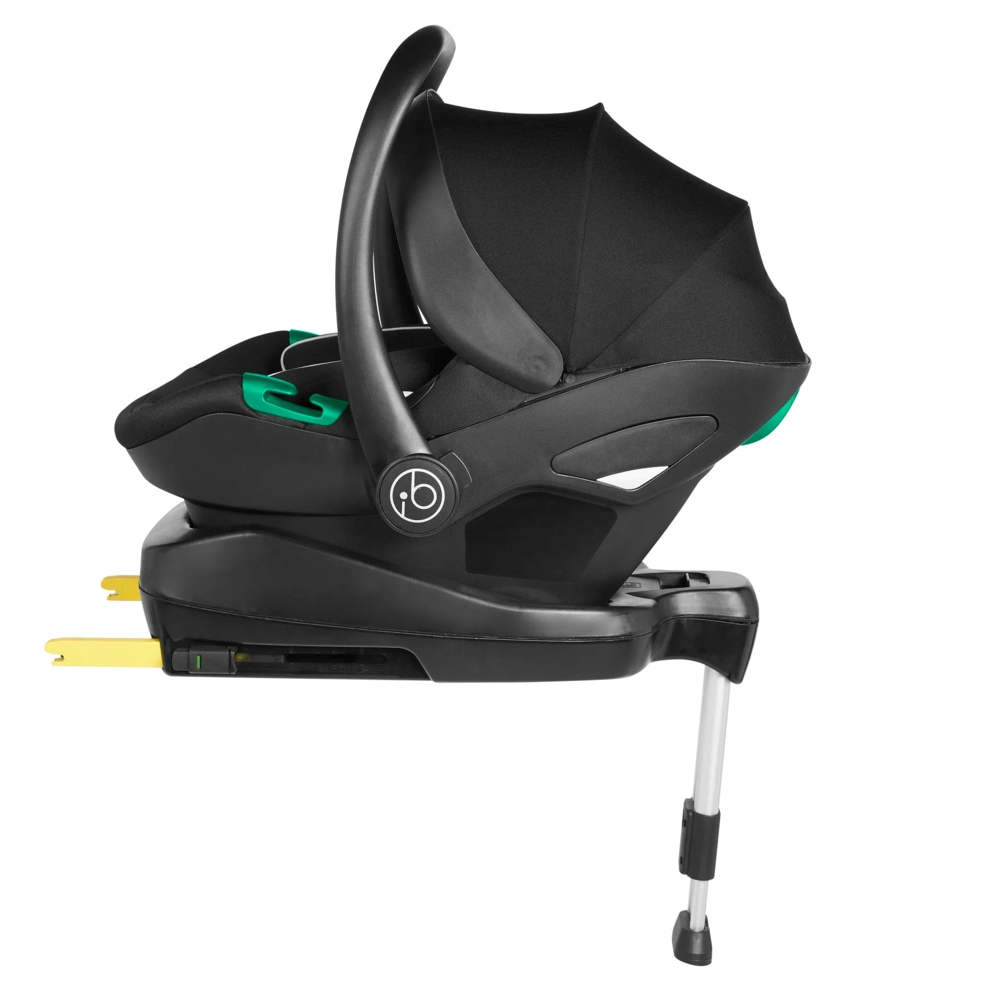 Ickle Bubba Cosmo I-Size Travel System With Stratus Car Seat & Isofix Base - Gunmetal / Desert / Tan