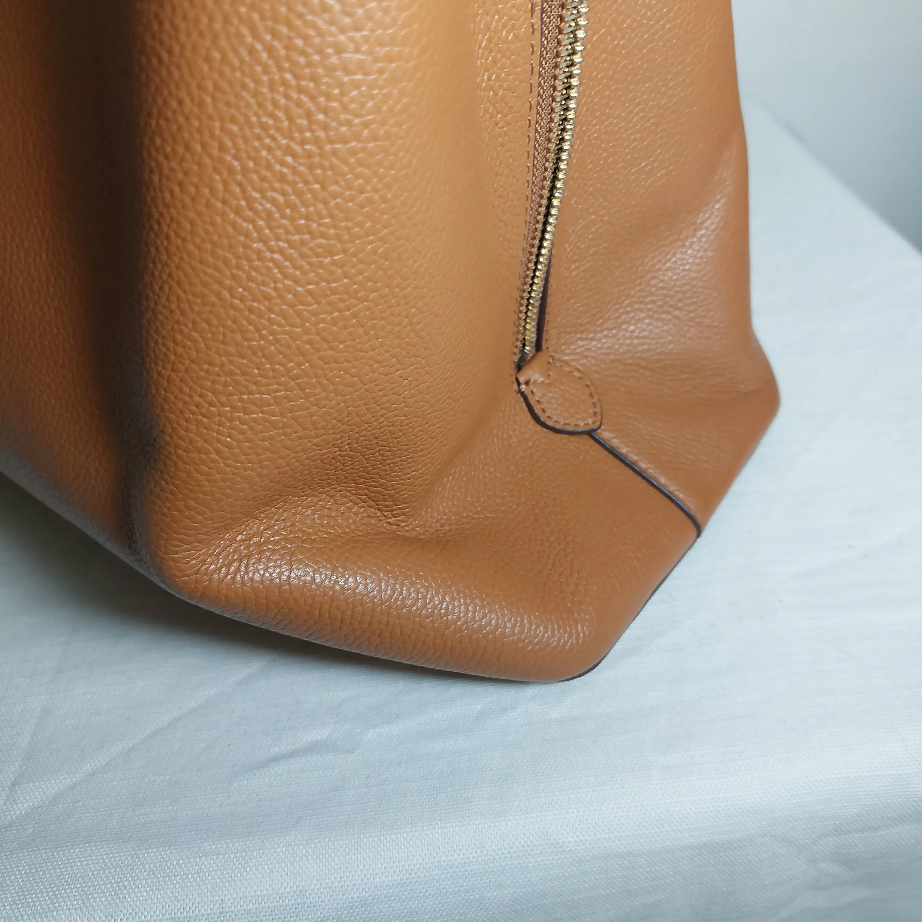 Kate Spade Tan Pebbled Leather Large Jordyn Chain-handle Tote | Gently Used |