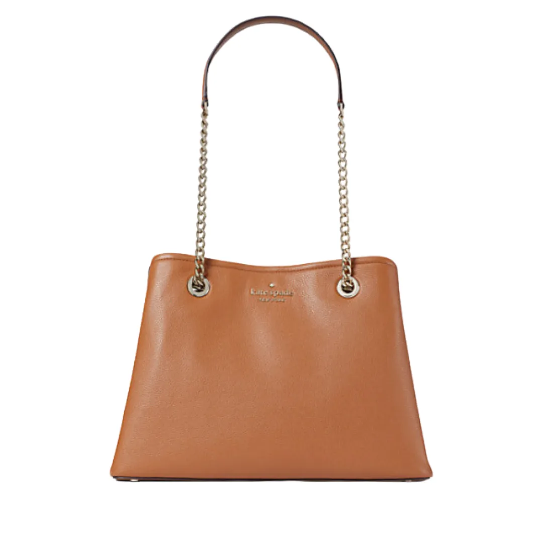 Kate Spade Tan Pebbled Leather Large Jordyn Chain-handle Tote | Gently Used |