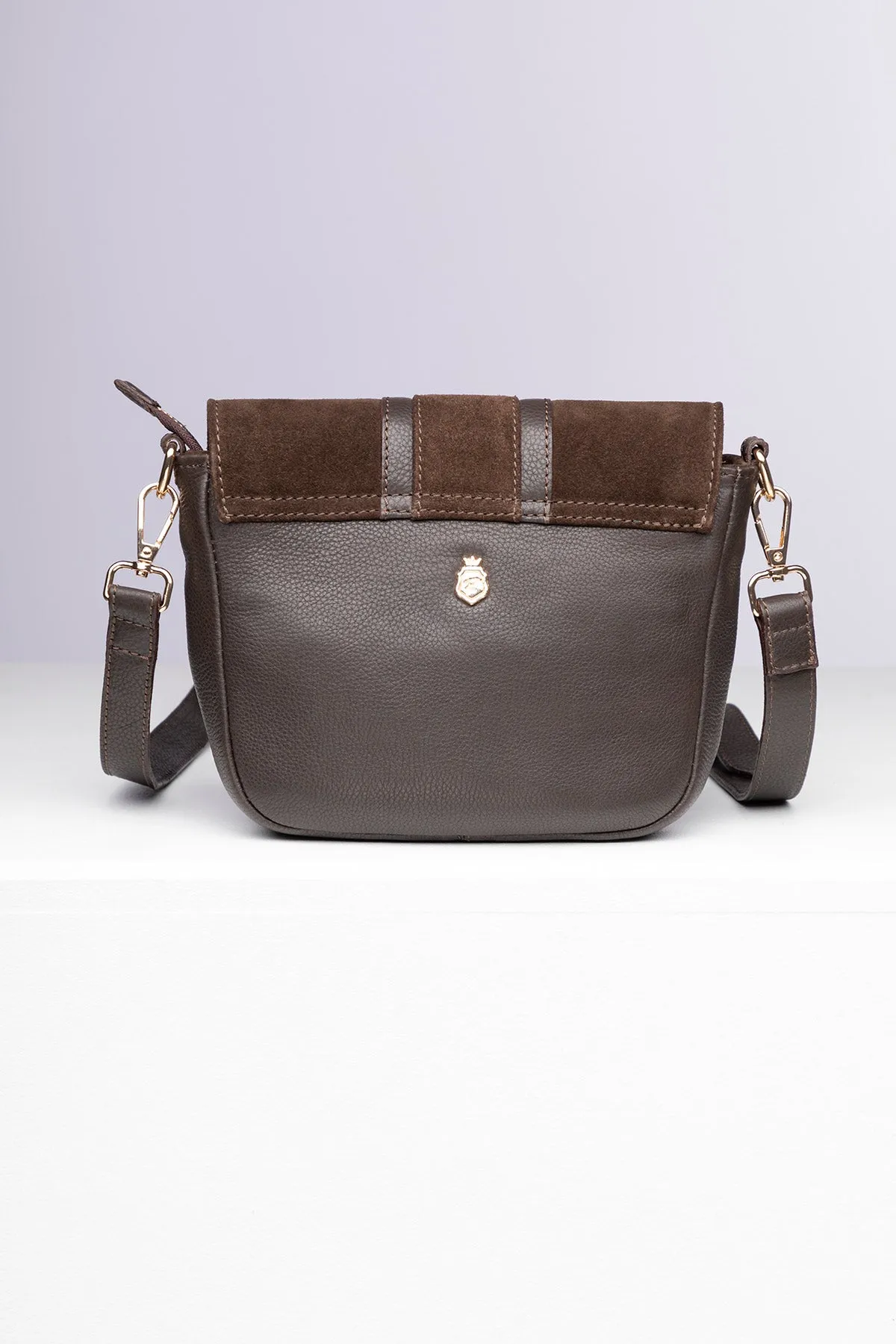 Ladies Suede Cross Body Bag - Helmsley