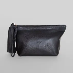 Laguna Leather Clutch / Black