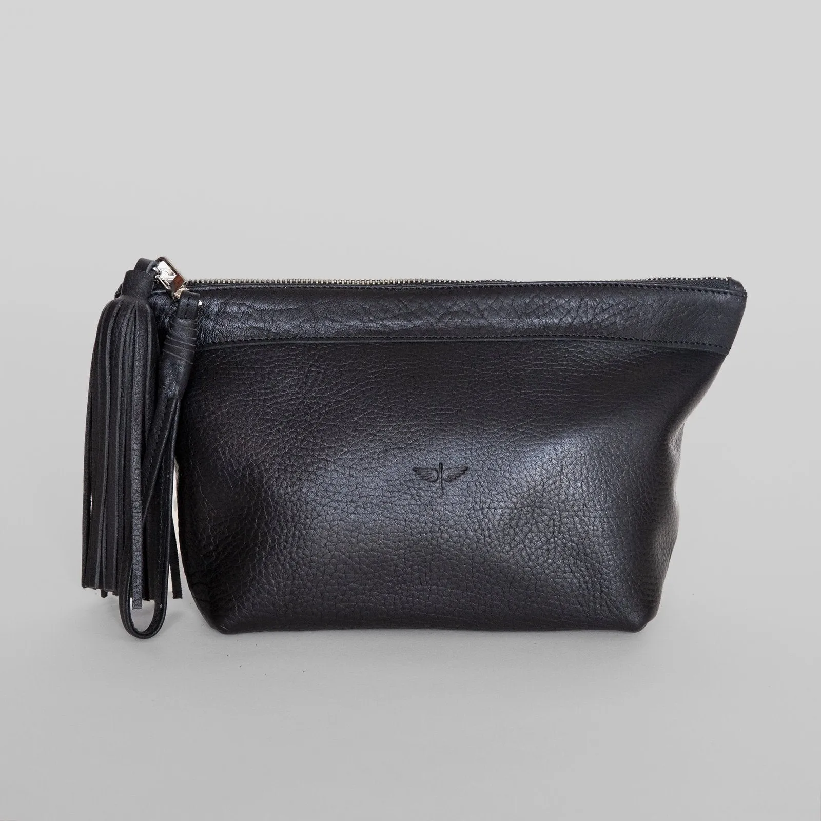 Laguna Leather Clutch / Black