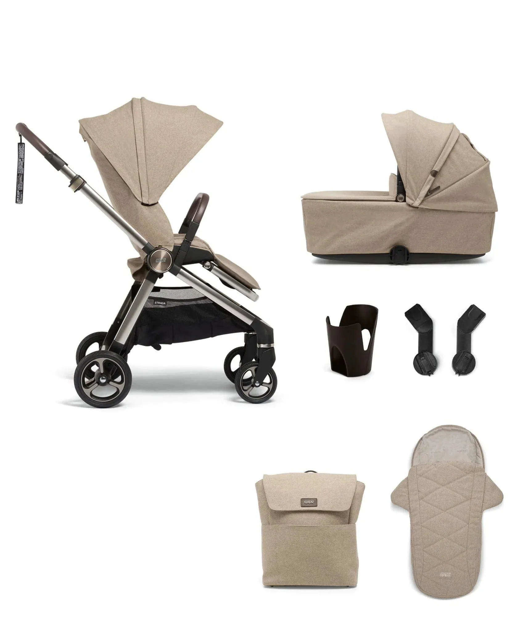 Mamas & Papas Strada 6 Piece Essentials Bundle - Pebble