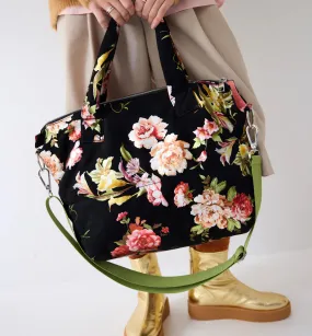 Maximilian Dance Tote in Printed Suede | An Ode to Flowers