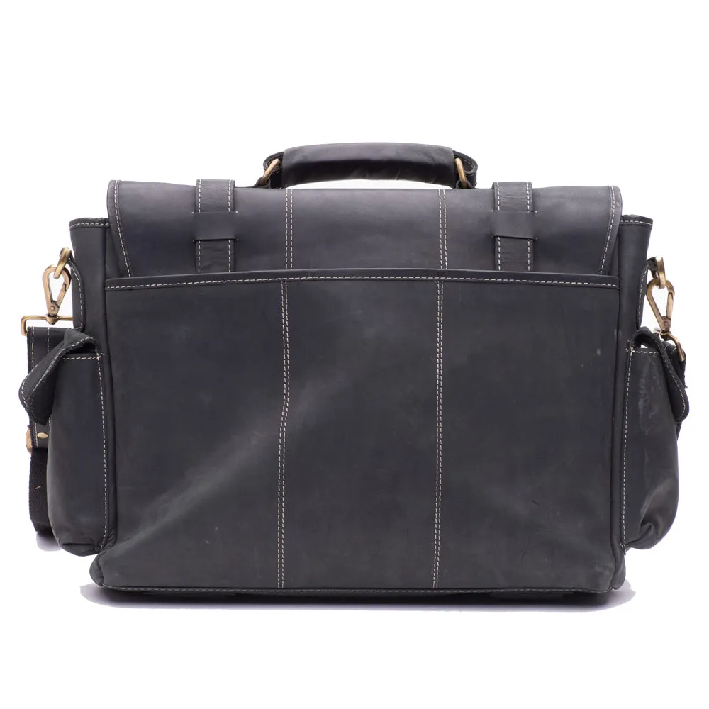 Men's business leather messenger / Laptop bag