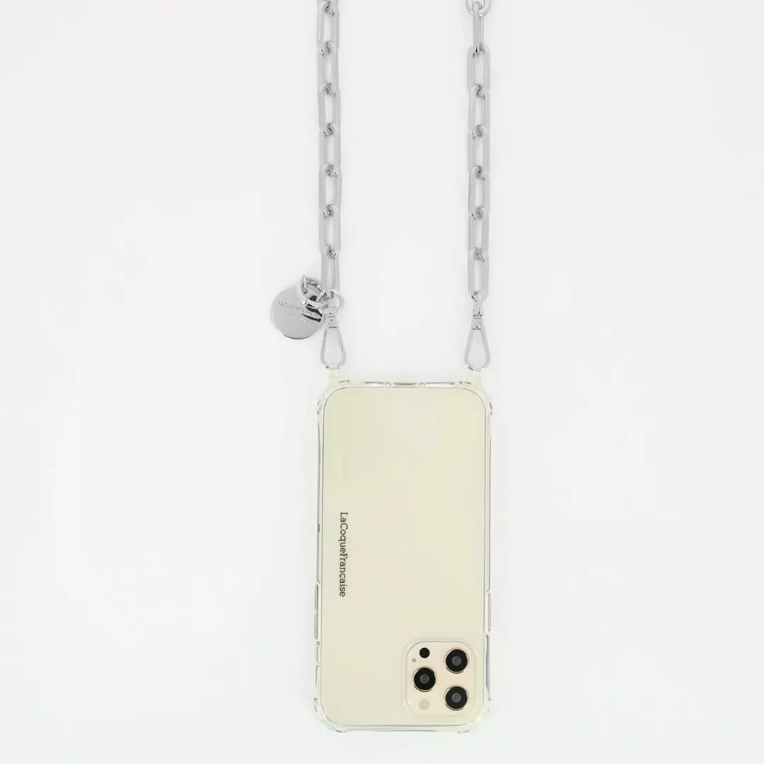 MIA PHONE CHAIN SILVER