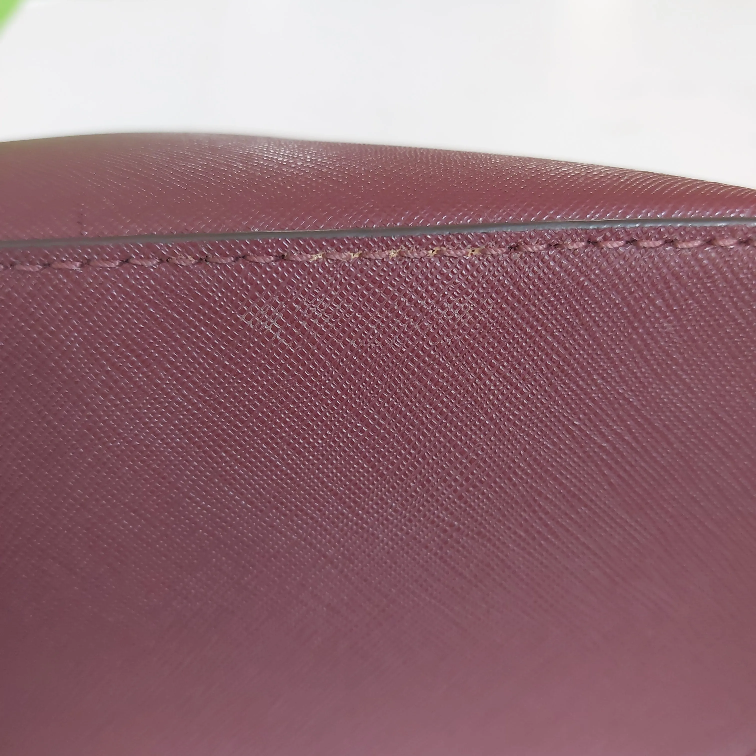 Michael Kors Maroon Front Pocket Dome Crossbody | Gently Used |