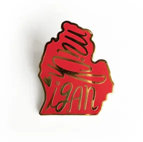 Michigan Enamel Pin