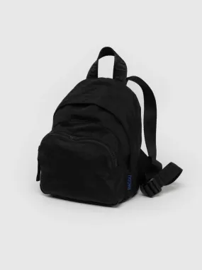 Mini Nylon Backpack in Black