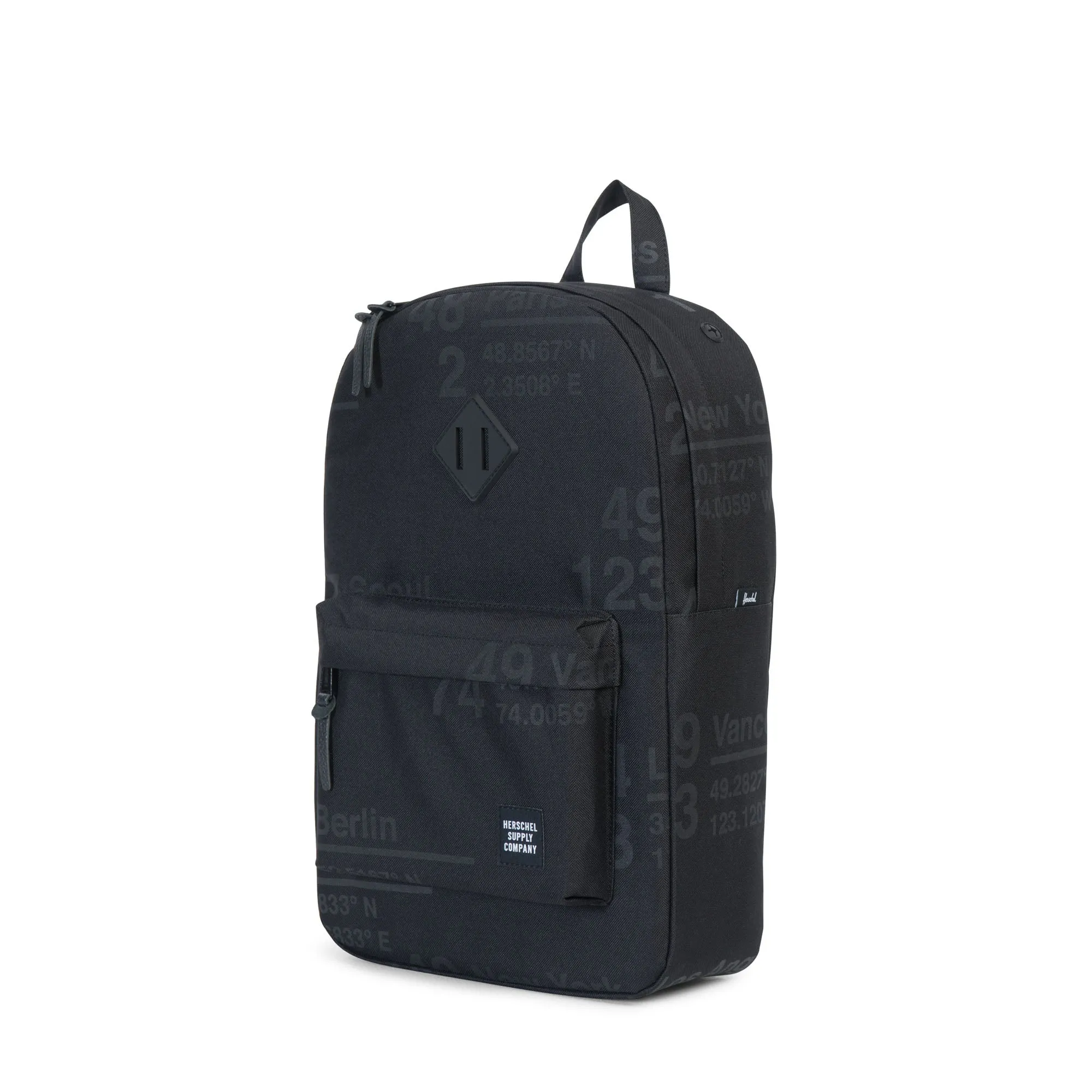 Mochila Herschel Heritage Mid-Volume Site/Black Rubber