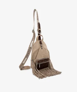 Montana West Fringe Sling Bag