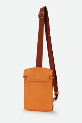 MONZA ITALIAN LEATHER CROSSBODY ORANGE