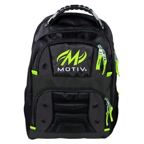 Motiv Intrepid Grey Lime Bowling Backpack