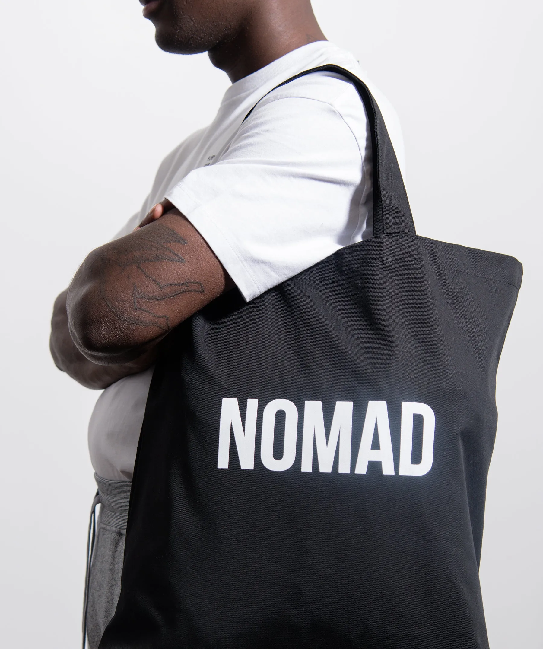 Nomad Tote Bag Black/White