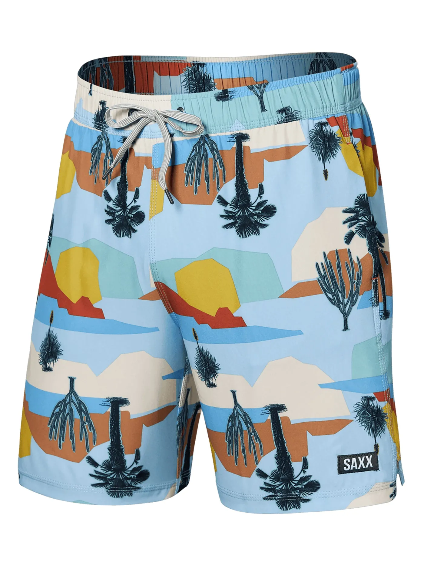 Oh Buoy 2n1 Volley 7 Baja Bound/Chambray Multi Boardshorts