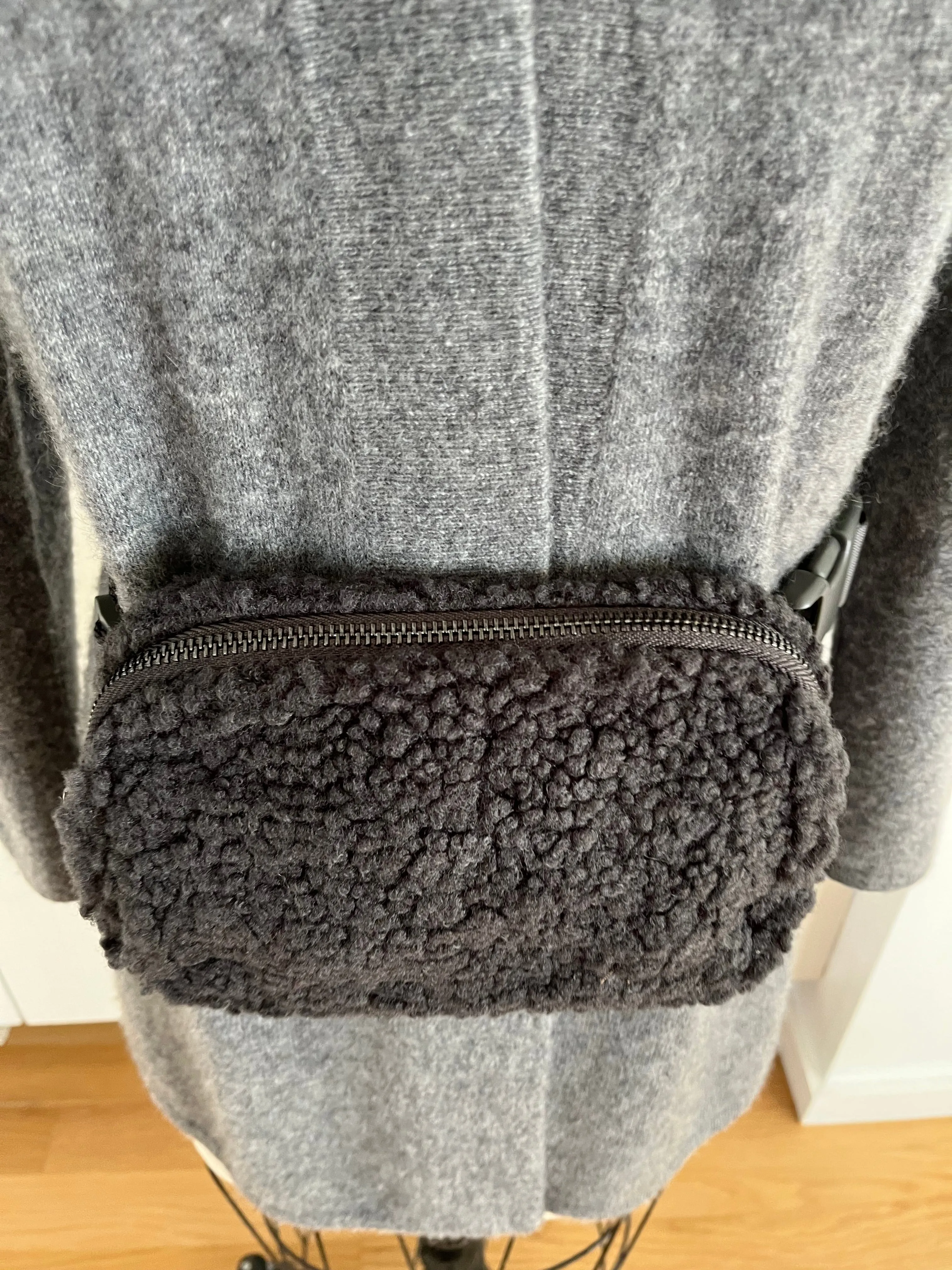 Our favorite belt bag- monogrammmed! Soft sherpa (vegan) available now in 11 colors!