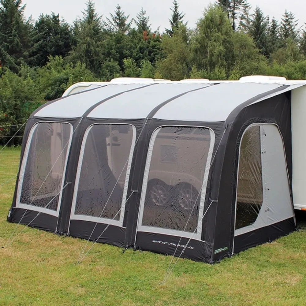 Outdoor Revolution Sportlite Air 400 Inflatable Caravan Awning ORCA1010   Free Carpet (2024)