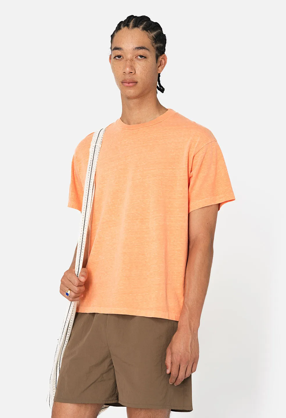 Riviera Cropped Tee / Papaya