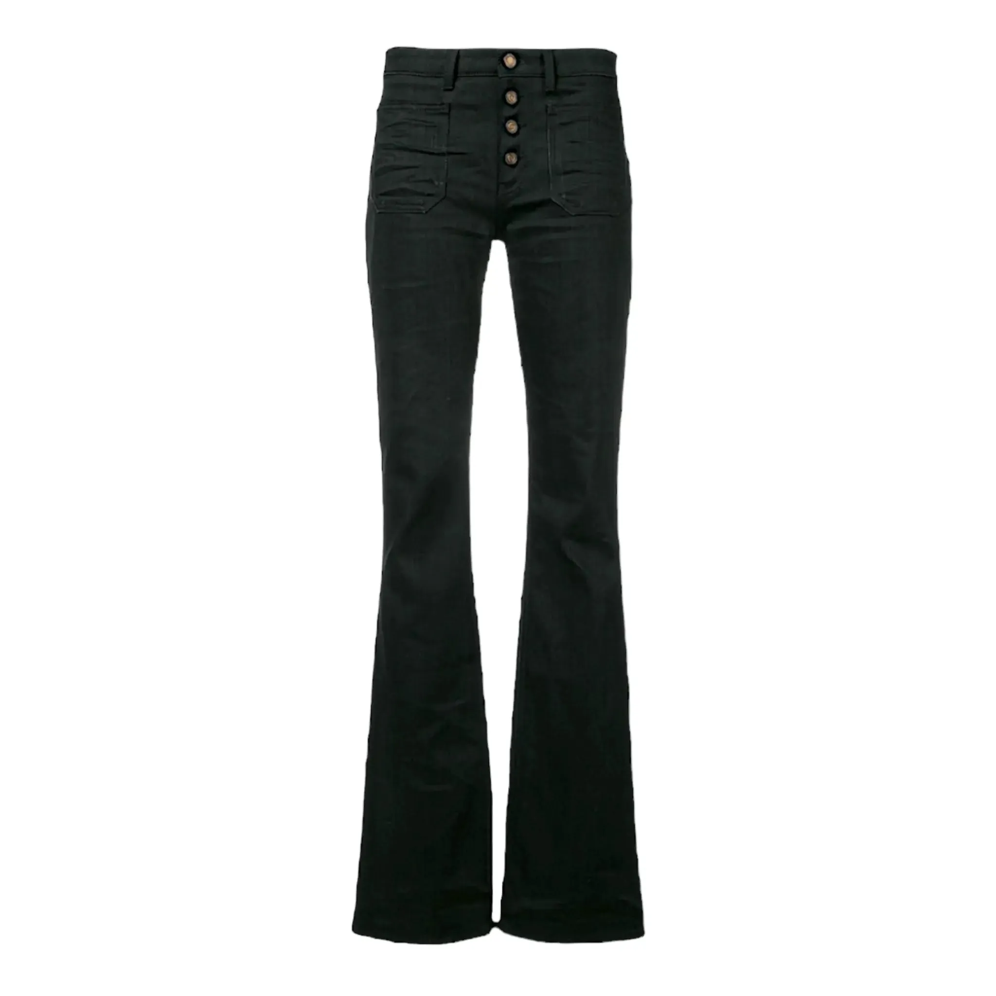 Saint Laurent Mid-Rise Flare Jeans