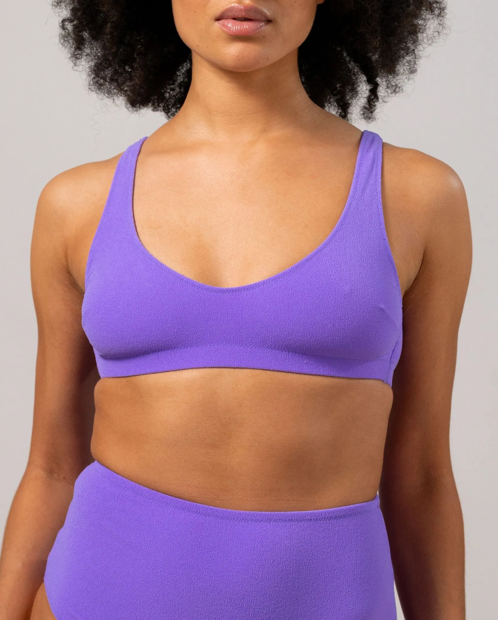 Scoop Bikini Top Electric Lilac