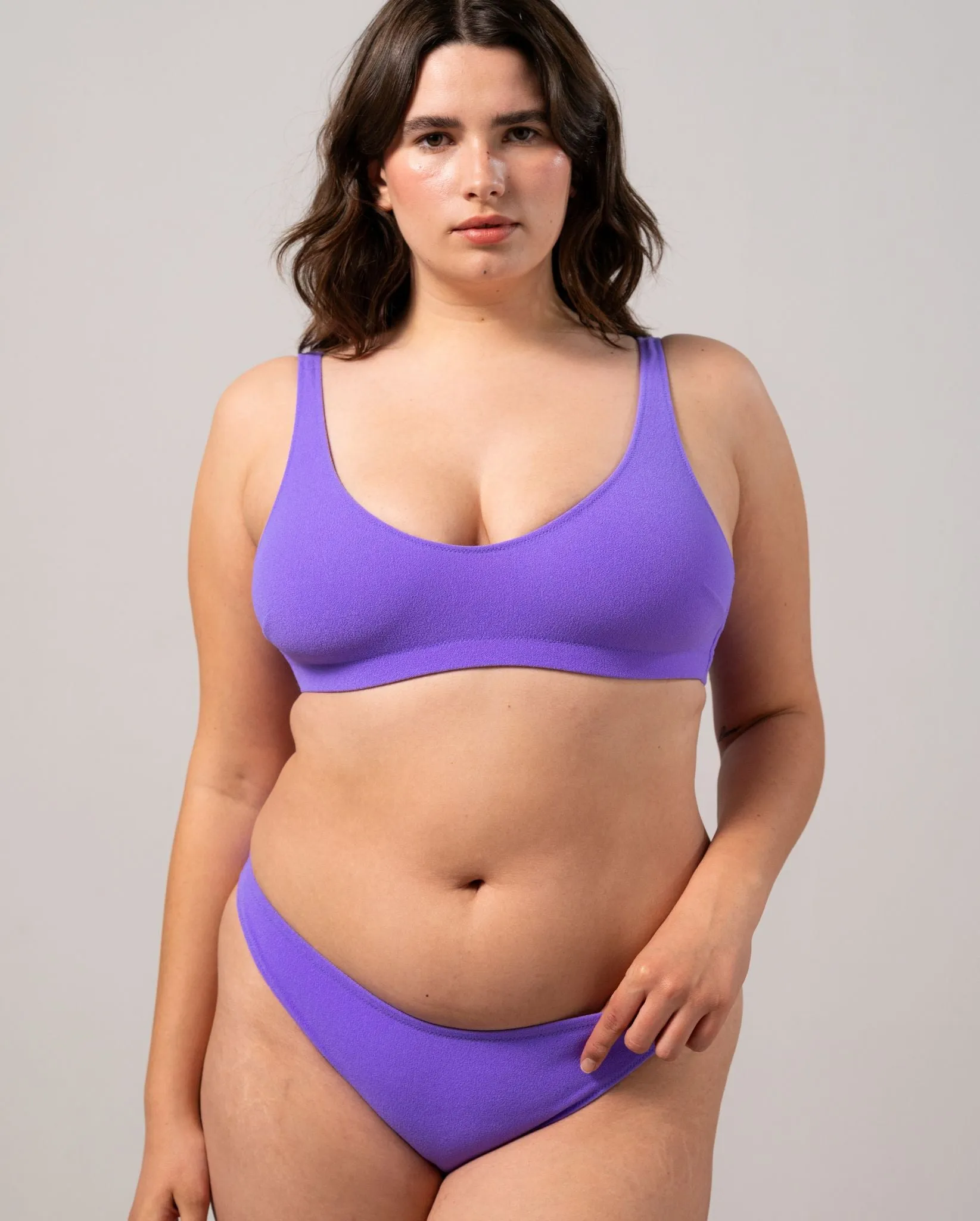 Scoop Bikini Top Electric Lilac