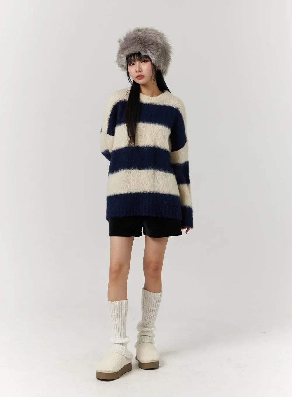 Soft Stripe Sweater CJ404