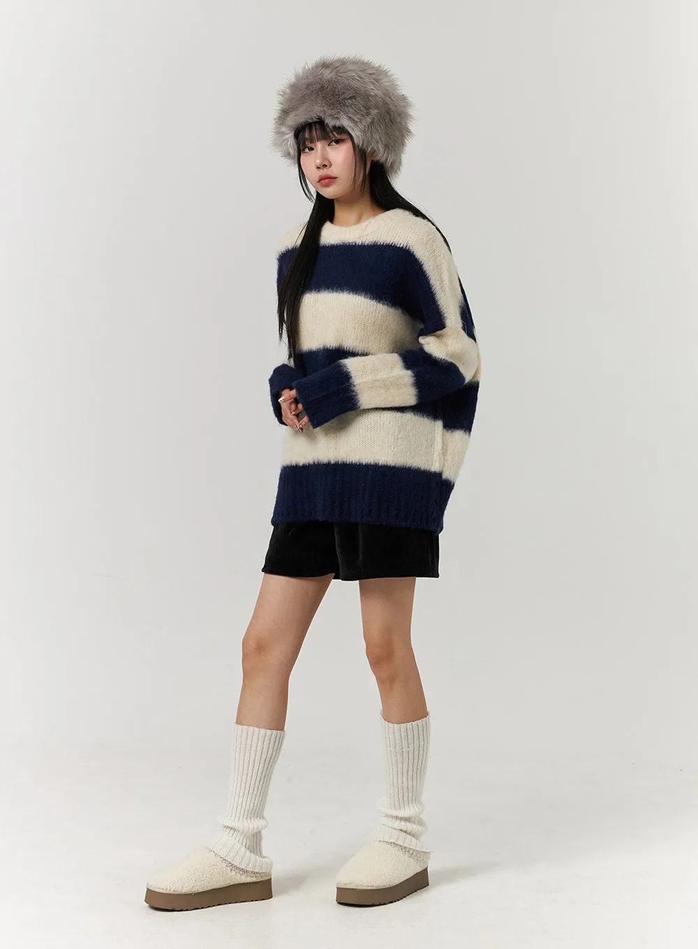 Soft Stripe Sweater CJ404