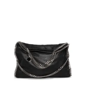 Stella McCartney Black Shaggy Deer Falabella Tote