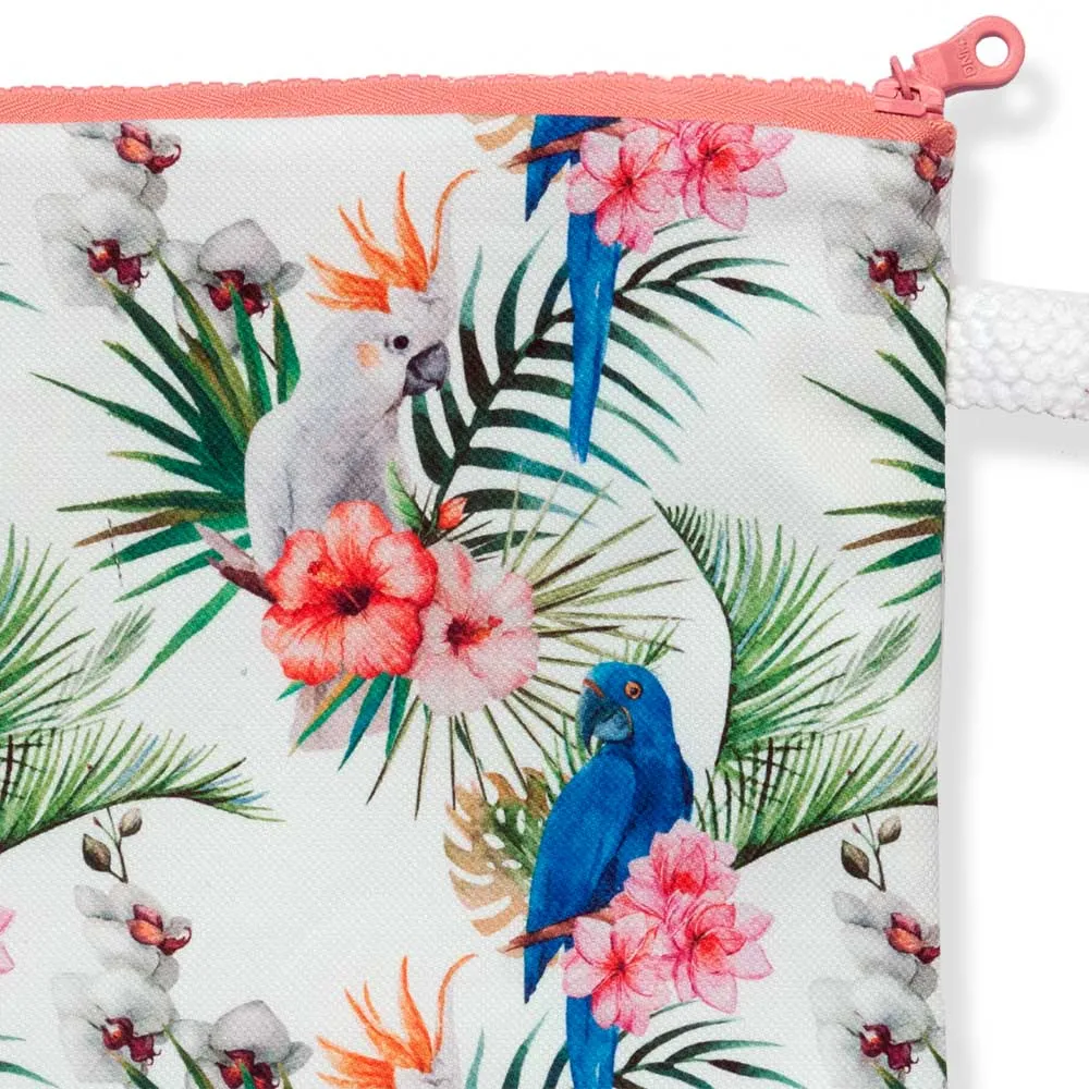 Summer Beach Clutch Flowers & Birds