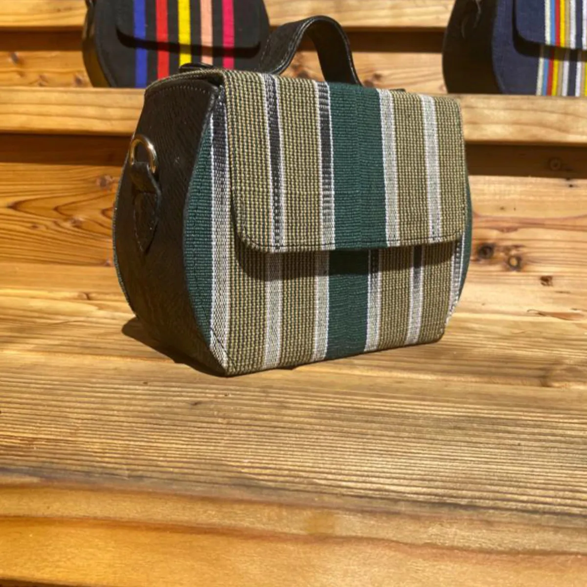 The African Fabric Box Bag