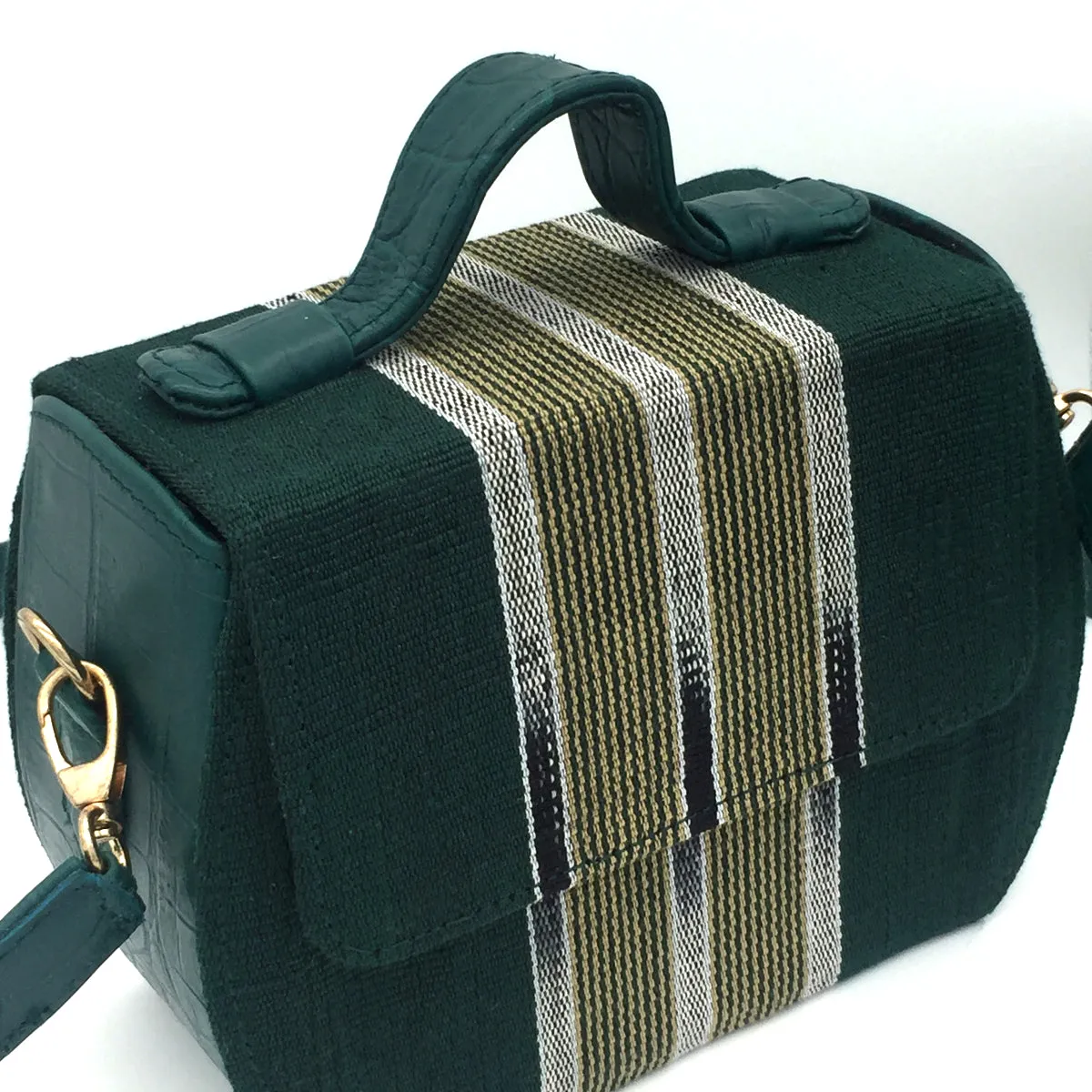 The African Fabric Box Bag