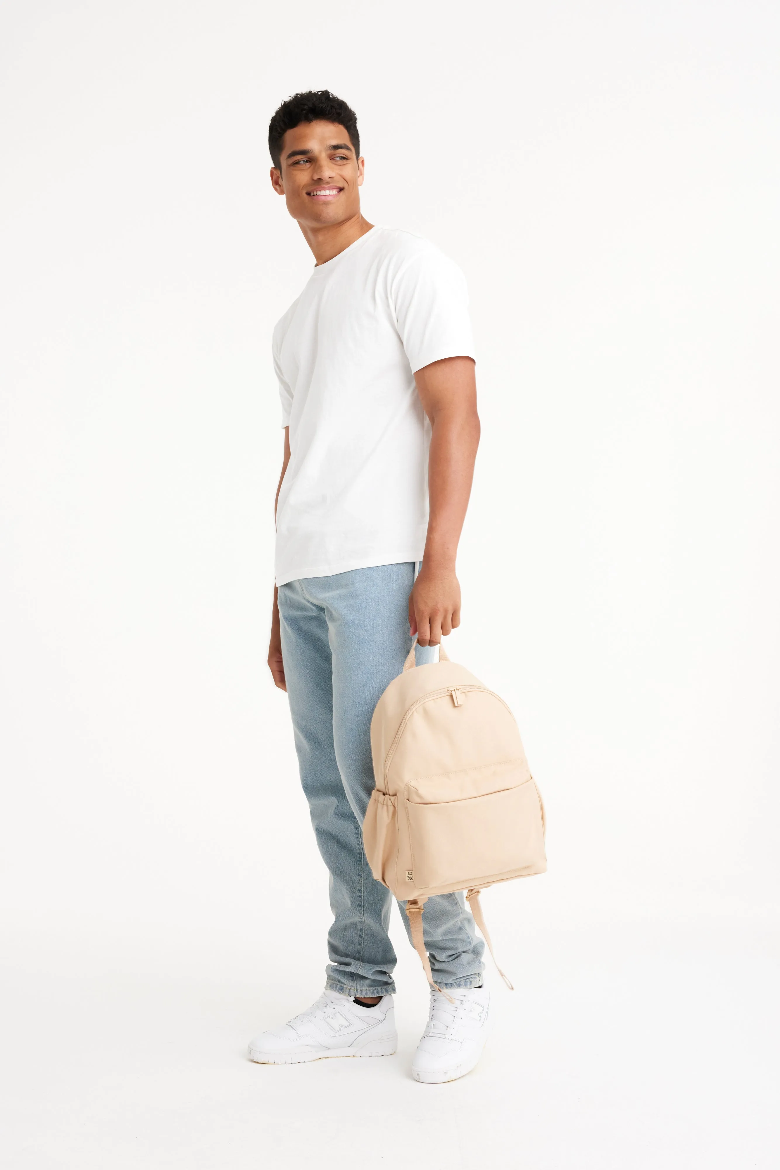 The BISics Backpack in Beige