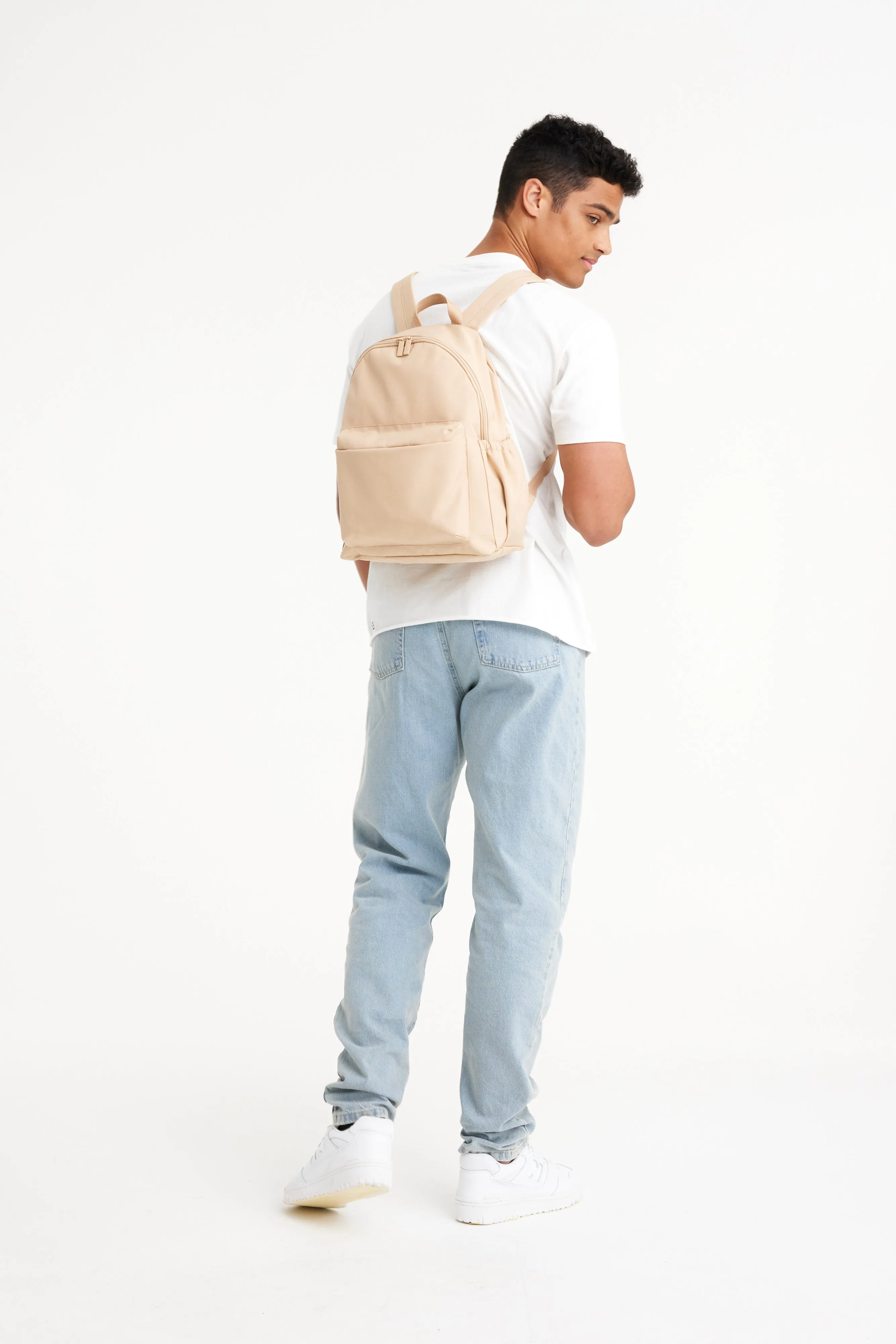 The BISics Backpack in Beige