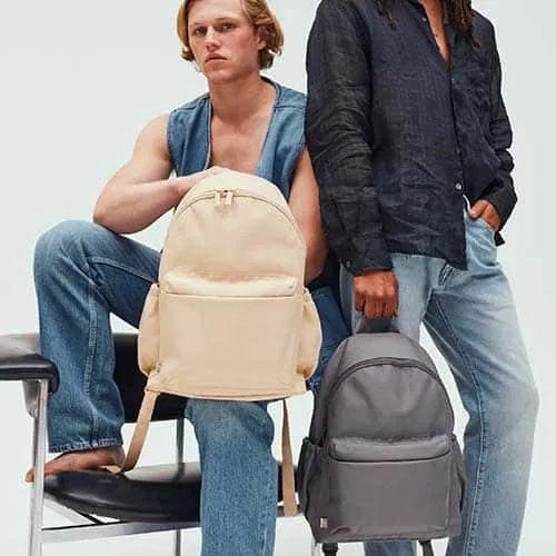 The BISics Backpack in Beige