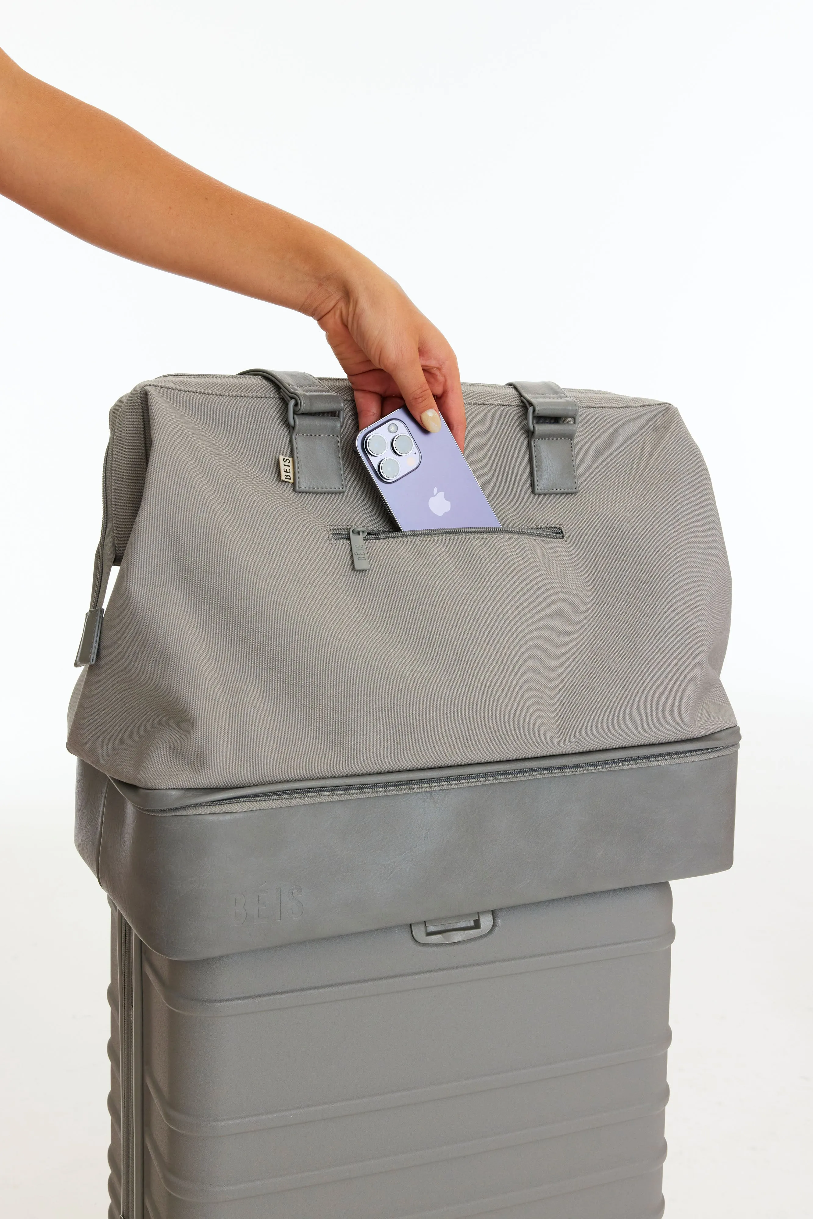 The Convertible Weekender in Grey