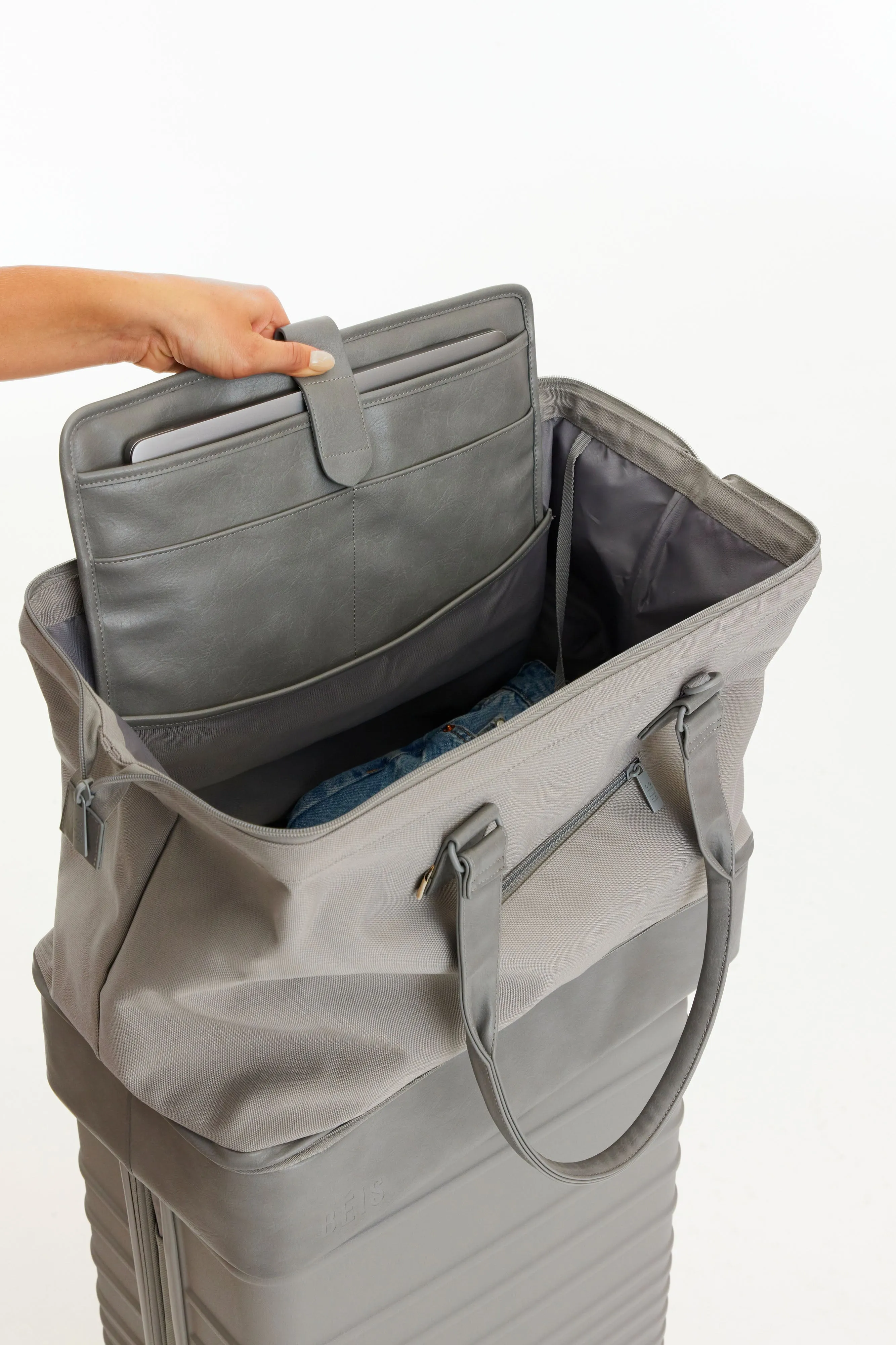 The Convertible Weekender in Grey