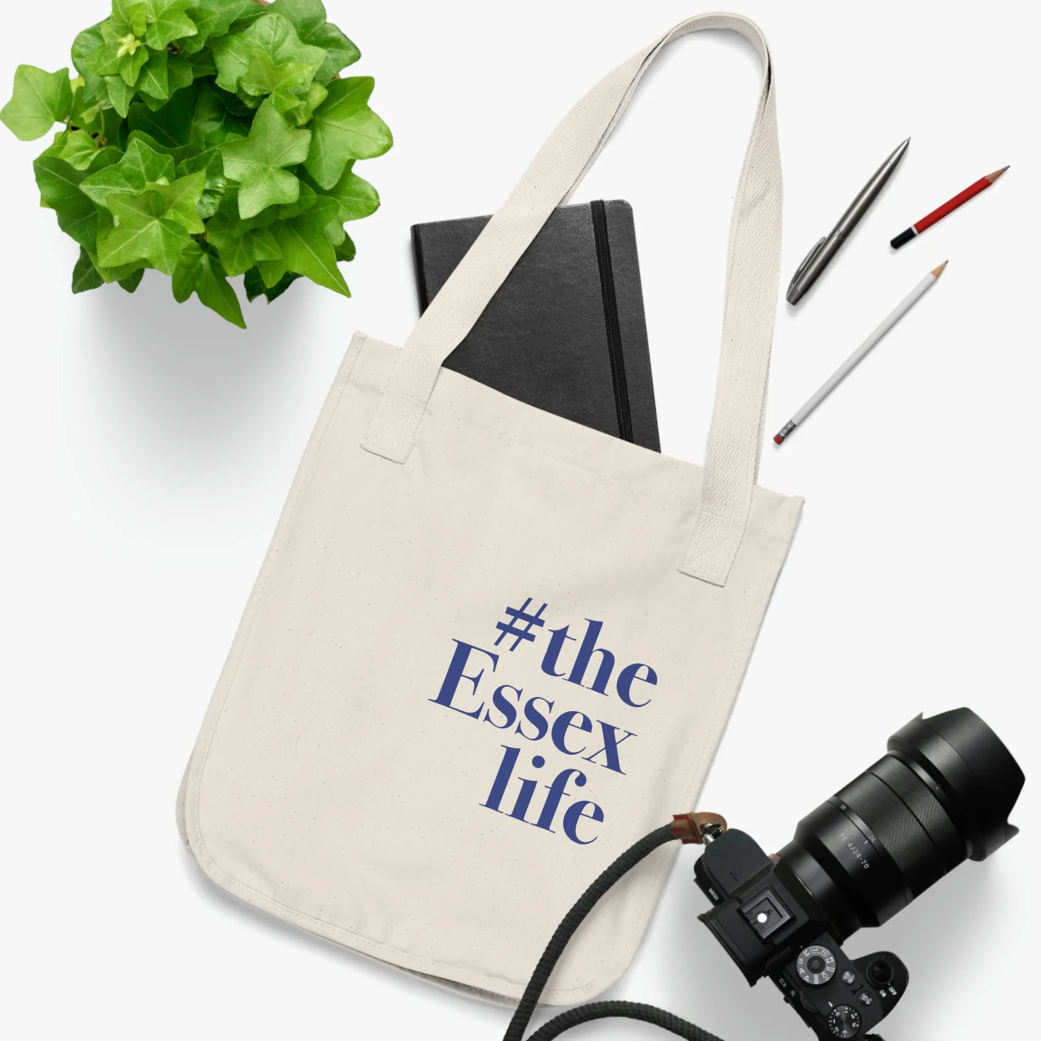 #theessexlife Organic Canvas Tote Bag