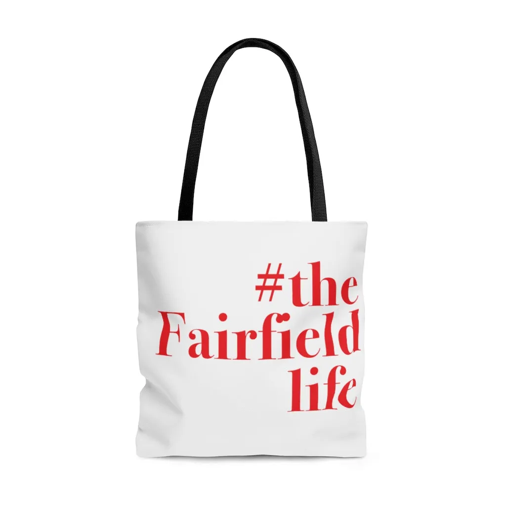 #thefairfiellife AOP Tote Bag