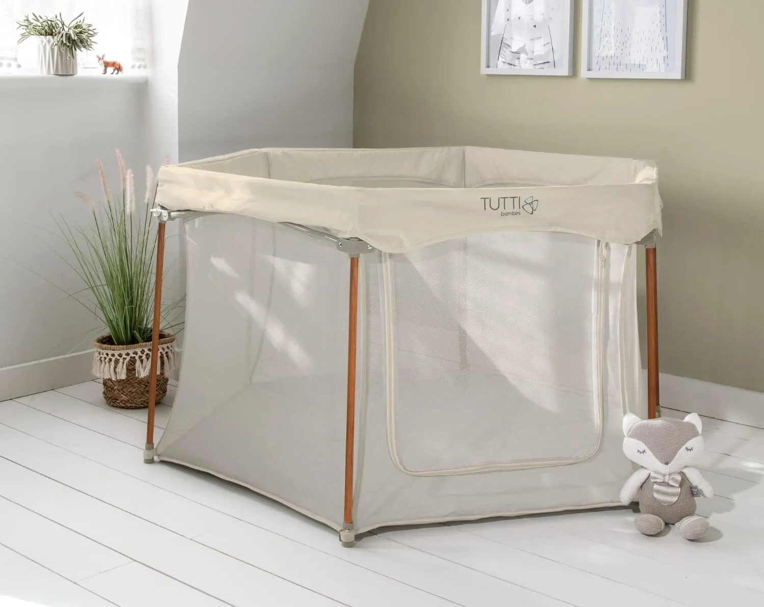 Tutti Bambini Hexa Playpen - Ecru