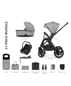 Venicci 3 in 1 Tinum UPLINE Cabriofix i-Size Travel System - Classic Grey