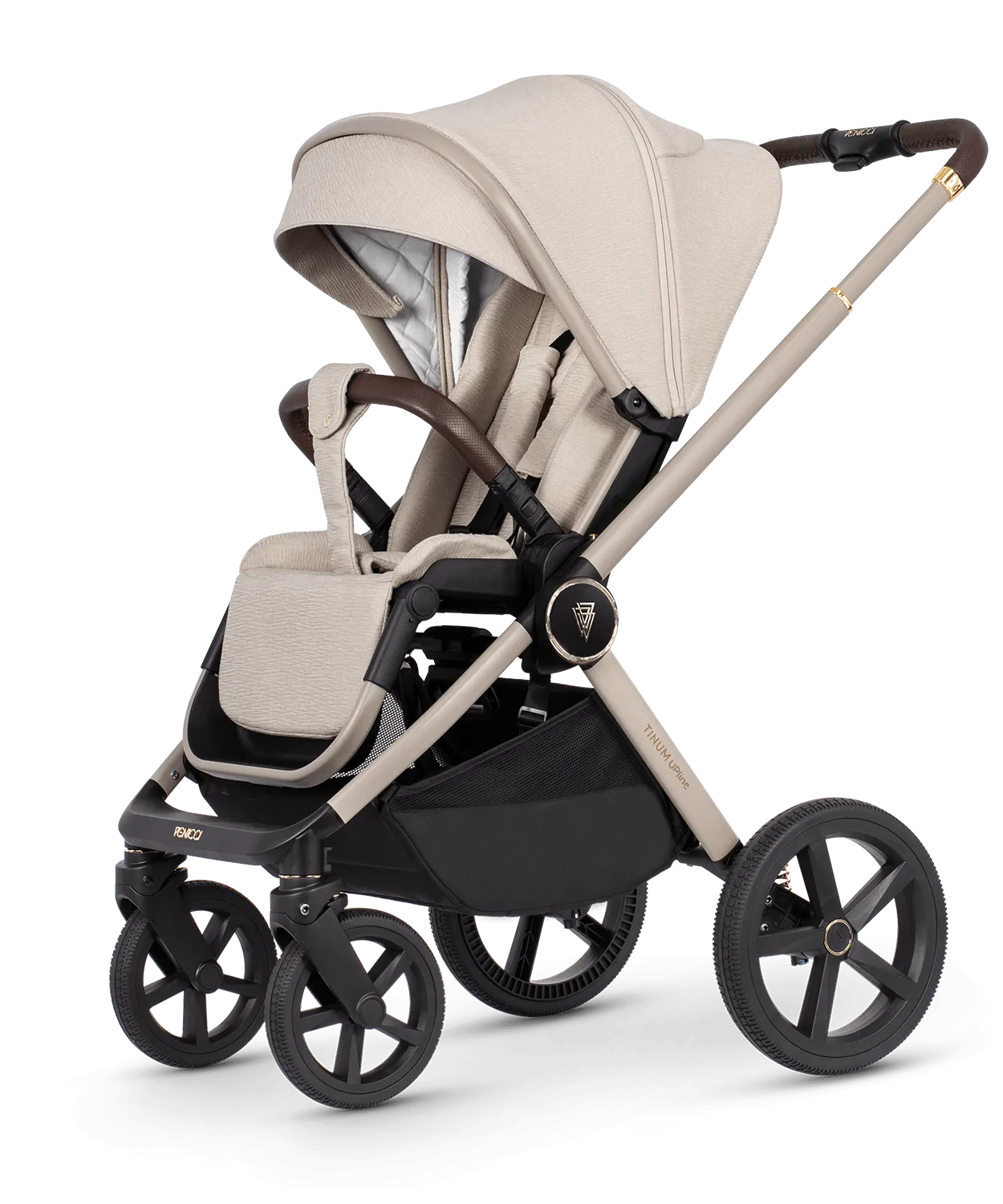 Venicci 3 in 1 Tinum UPLINE Cabriofix i-Size Travel System - Stone Beige