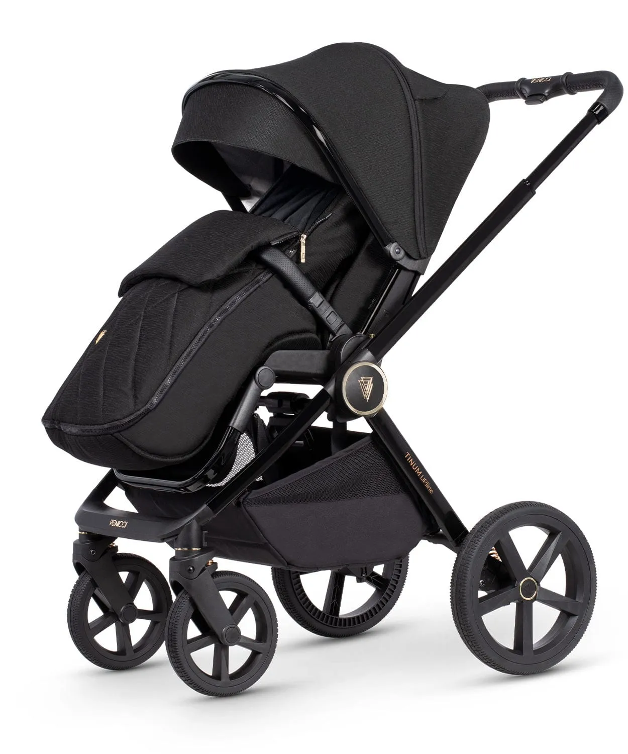 Venicci 3 in 1 Tinum UPLINE Cloud T Travel System - All Black