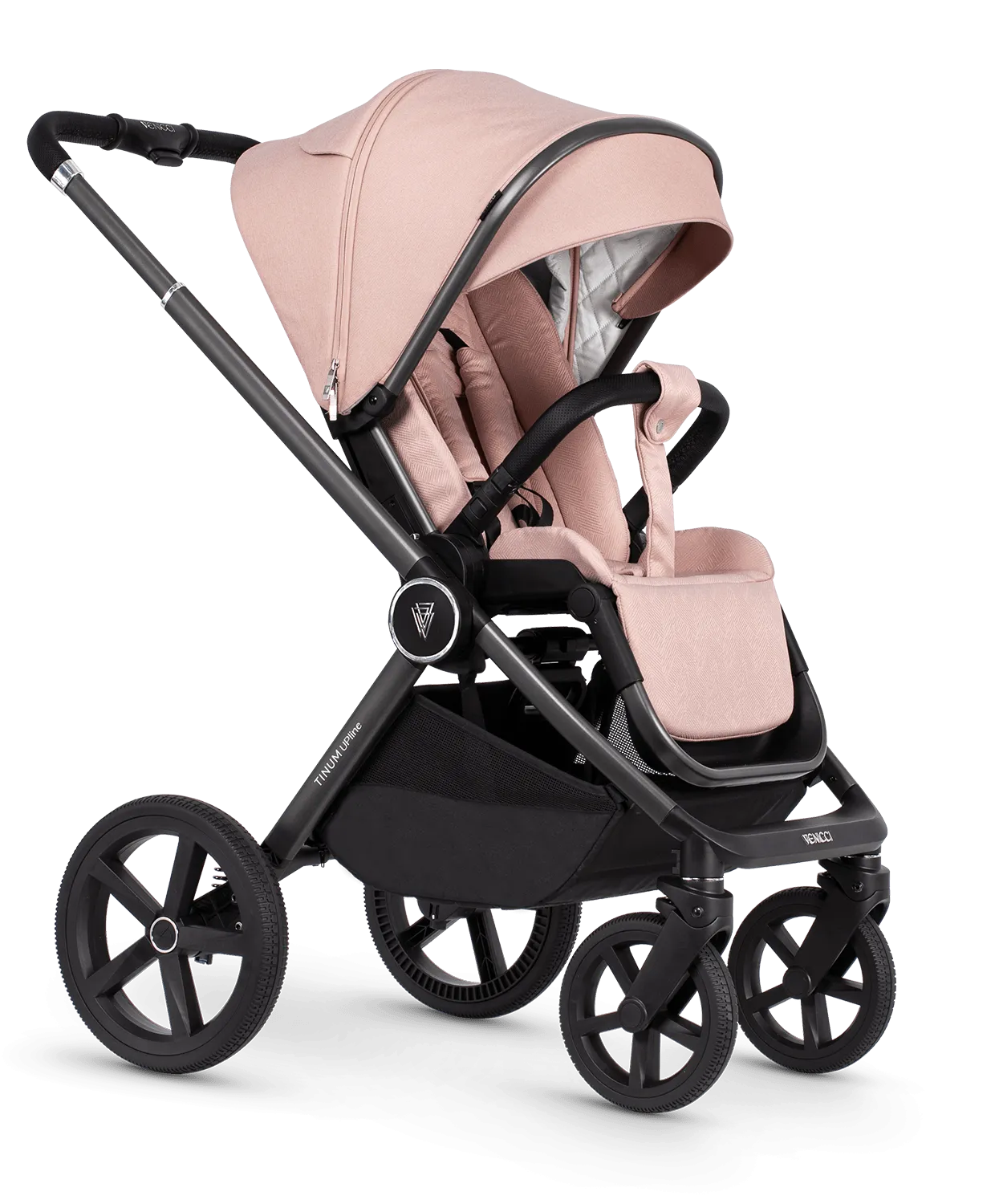 Venicci 3 in 1 Tinum UPLINE Pebble 360 PRO Travel System - Misty Rose