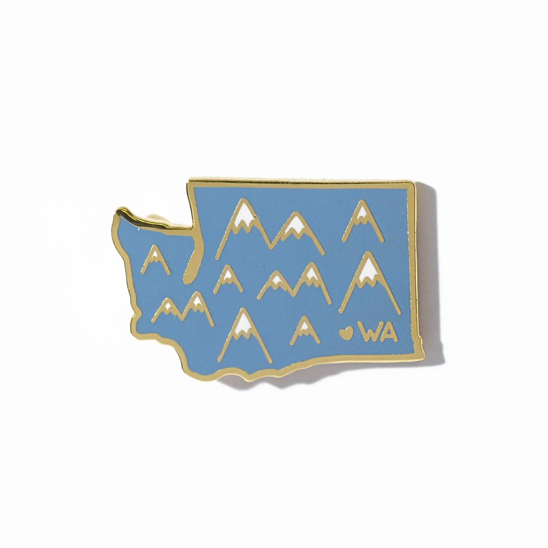 Washington Mountains Enamel Pin